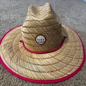 Roxy Straw Woven Beach Hat
